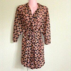 The Webster Miami at Target Women's Robe M/L Wrap Sheer Fans